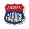 Signmission Andres's Garage, 12 Inch X 12 Inch, Vinyl Decal SHI-D-12-383-ANDRES - alternate 1