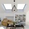 Vaxcel Taylor 4-Light 24 in W Textured Black and Ash Gray Industrial Cage Pendant Ceiling Fixture P0371R - alternate 2