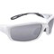 Crossfire Safety Glasses, Silver Mirror Lens, Pearl White Frame, Full-Frame, Yes, 1 PR 2243 - alternate 2