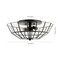 Jonathan Y Theo 15.5" 2-Light Farmhouse Rustic Iron/Glass LED Semi Flush Mount, Oil Rubbed Bronze/Clear JYL9928A - alternate 2