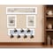 Homeroots Set Of Four Kitchen Collection VI with Seven Peg Mug Rack 4 White Framed Print Kitchen Wall Art, 4PK 405962 - alternate 2