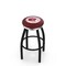 Holland Bar Stool Co 36" Blk Wrinkle Indian Motorcycle Swivel Bar Stool, Chrome Ring L8B2C36Indn-HD - alternate 1