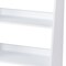 Homeroots 45" White Manufactured Wood Four Tier Etagere Bookcase 490165 - alternate 2