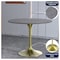 Leisuremod Round 35.43 in W, 29.34 in L, Sintered Stone/Stainless Steel, Grey VT20BG-36GRS - alternate 2