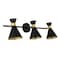 Jonathan Y Elroy 30.5" 3-Light Iron Retro Contemporary LED Track Light , Black/Gold JYL9905A - alternate 4