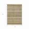 Homeroots 3' X 5' Chocolate And Taupe Striped Washable Indoor Outdoor Area Rug 615332 - alternate 2