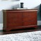 Homeroots 60" Brown Solid and Manufactured Wood Six Drawer Double Dresser 490456 - alternate 2