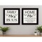 Homeroots Set Of Two Family 1 Black Framed Print Wall Art, 2PK 405971 - alternate 2