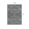 World Rug Gallery Bohemian Stripes Washable Non Slip Area Rug 3 ft x 5 ft Black WR73BLACK3X5 - alternate 4