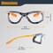 Powertec Safety Glasses ANSI Z87.1-2020, Clear Wraparound Protective Eyewear with UV Protection 72317 - alternate 2