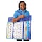 Carson Dellosa Deluxe Bulletin Board Storage Bag, Clear/Blue, 30" x 24" 180000 - alternate 1