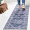Jonathan Y Alanya Ornate Medallion Machine-Washable Navy/Cream 2 ft. x 8 ft. Runner Rug WSH100A-28 - alternate 2