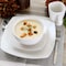 Gibson Elite Soho Lounge 16 Piece Square Fine Ceramic Dinnerware Set in White 750116850M - alternate 2
