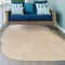 Jonathan Y Margot Modern Geometric Arch Stripe Cream/Natural 5 ft. x 8 ft. Indoor/Outdoor Shaped Area Rug SHP201B-5 - alternate 3