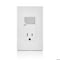 Leviton Straight Blade Receptacle, 5-15R, 15 A, 125V AC, 1 Pole, 3 Wire, Flush Mount, Grounded T6525-W - alternate 3
