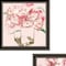Homeroots Set Of Two The Peonies 1 Black Framed Print Wall Art, 2PK 408048 - alternate 3