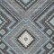 Homeroots 8' X 10' Pewter Charcoal And Sky Blue Tribal Washable Indoor Outdoor Area Rug 598151 - alternate 2