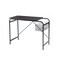 Homeroots 39" Brown and Black Wood and Metal H-Shape Computer Desk 568041 - alternate 2