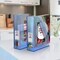 Acrimet Magazine File Holder Vertical Rack, Durable Plastic Desk Organizer, Clear Blue, 2PK 277.4 - alternate 2