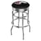 Holland Bar Stool Co 25" Chrome 2-Ring Southern Illinois Swivel Bar Stool, Accent Ring L7C3C25SouIll - alternate 1