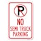 Signmission No Parking Sign No Semi Truck Parking with Symbol, 12 Inch x 18 Inch 1 Sign, Heavy Gauge Aluminum A-1218-23664 - alternate 1