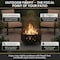Pure Garden 32-Inch Wood Burning Fire Pit, Black 50-105 - alternate 2