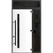 Vdomdoors Steel Door Dekton 0163 Venezia Noce 96вЂќ/ Side and Top Exterior Window Sidelite Entry Door Painted DEKTON0163EXD-VEN-W36+14xH96+16-LH-I - alternate 2