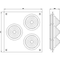 Siemens ALPHA 1250 DIN cable entry flange for lower flange opening in the floor 8GK9100-0KK16 - alternate 2
