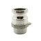 Firesafe 2" Male Camlock Coupler x 2" Male NPT Aluminum Fitting - Style F 8613026 - alternate 1