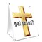 Signmission Got Jesus, 36 Inch x 24 Inch A-frame Yard Sign, Plastic Sign SBC-2436-Got Jesus - alternate 1