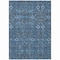 Homeroots 5' X 8' Blue and Black Floral Washable Non Skid Indoor Outdoor Area Rug 564306 - alternate 2