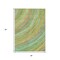 Homeroots 3' X 5' Green Peach And Gold Abstract Washable Indoor Outdoor Area Rug 631239 - alternate 2