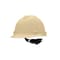Msa Safety V-Gard Slotted Cap, HDPE, Fas-Trac III Suspension, Type I, Class E, Light Buff (10.6in L x 17.3in W) 495856 - alternate 1