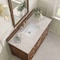 James Martin Vanities Lorelai 48" Single Vanity, Mid-Century Walnut, w/ 3 CM Siberian Silestone Top 424-V48-WLT-3SFR - alternate 3