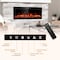 Edendirect 36 in. Wall Mount Metal Smart Electric Fireplace in Black, 4.33 in. Width, 2-Heating Settings, Remote ZR-WE-36 - alternate 3