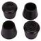 Prosource Furniture Leg Tip, Round, Rubber, Black, 5/8 in Dia, 1-1/8 in H FE-50633-PS - alternate 1