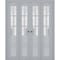Sartodoors Sliding Closet Double Bi-fold Doors Grey Solid Core Modern Interior VEREGIO7339DBF-GRE-72 x 96 (4* 18x96) - alternate 1
