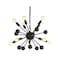 Jonathan Y Orbit 19.5" 10-Light Adjustable Iron Modern Industrial Sputnik LED Chandelier, Black JYL9061A - alternate 1