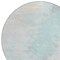 Homeroots 8' Pale Aqua Beige And Ivory Round Abstract Washable Indoor Outdoor Area Rug 617415 - alternate 2