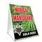 Signmission Medical Marijuana For Sale, 24 Inch x 18 Inch A-frame Yard Sign, Plastic Sign SBC-1824-Medical Marijuana For Sale - alternate 1