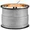 Xpose Safety 7x7 Vinyl Coated Galvanized Steel Aircraft Cable Wire 500' Reel, 3/32 to 3/16 GCV332-316-500-X - alternate 1