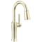 Delta Renaldi Single Handle Pull-Down Bar / Prep Faucet Lumicoat Polished Nickel 9984-PN-PR-DST - alternate 1