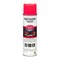 Rust-Oleum IC M1800 Water-Based Precision Line Marking Paint, Flat Fluorescent Pink, 17 oz Aerosol Can, 12PK 1861838CT - alternate 1