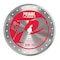 Pearl P2 Pro-V Hi-Speed Blade 12 in. x .125 in. x 1 in., 20mm PV1212HS - alternate 1