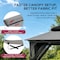 Sunjoy 9.5 ft x 9.5 ft Grey and Black 2-tone Steel Gazebo A101011142 - alternate 2