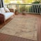 Homeroots 10' X 14' Brown And Taupe Aztec Washable Indoor Outdoor Area Rug 615547 - alternate 3