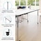 Flash Furniture Commercial Adjustable Height Rectangular Activity Table - Locking Casters-White XU-A3072-REC-WHT-T-A-CAS-GG - alternate 2