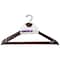Simple Spaces Cloth Hanger Set, 6.6 lb Capacity, Steel/Wood, Mahogany HEA00040G - alternate 2