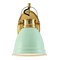 Jonathan Y Phineas 7" 1-Light Adjustable Farmhouse Bohemian Iron LED Vanity Light, Mint Green/Brass Gold JYL1114D - alternate 5