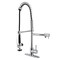 Kingston Brass Single-Handle Deck-Mount Pre-Rinse Kitchen Faucet with Pot Filler, Polished Chrome LS8501DL - alternate 1